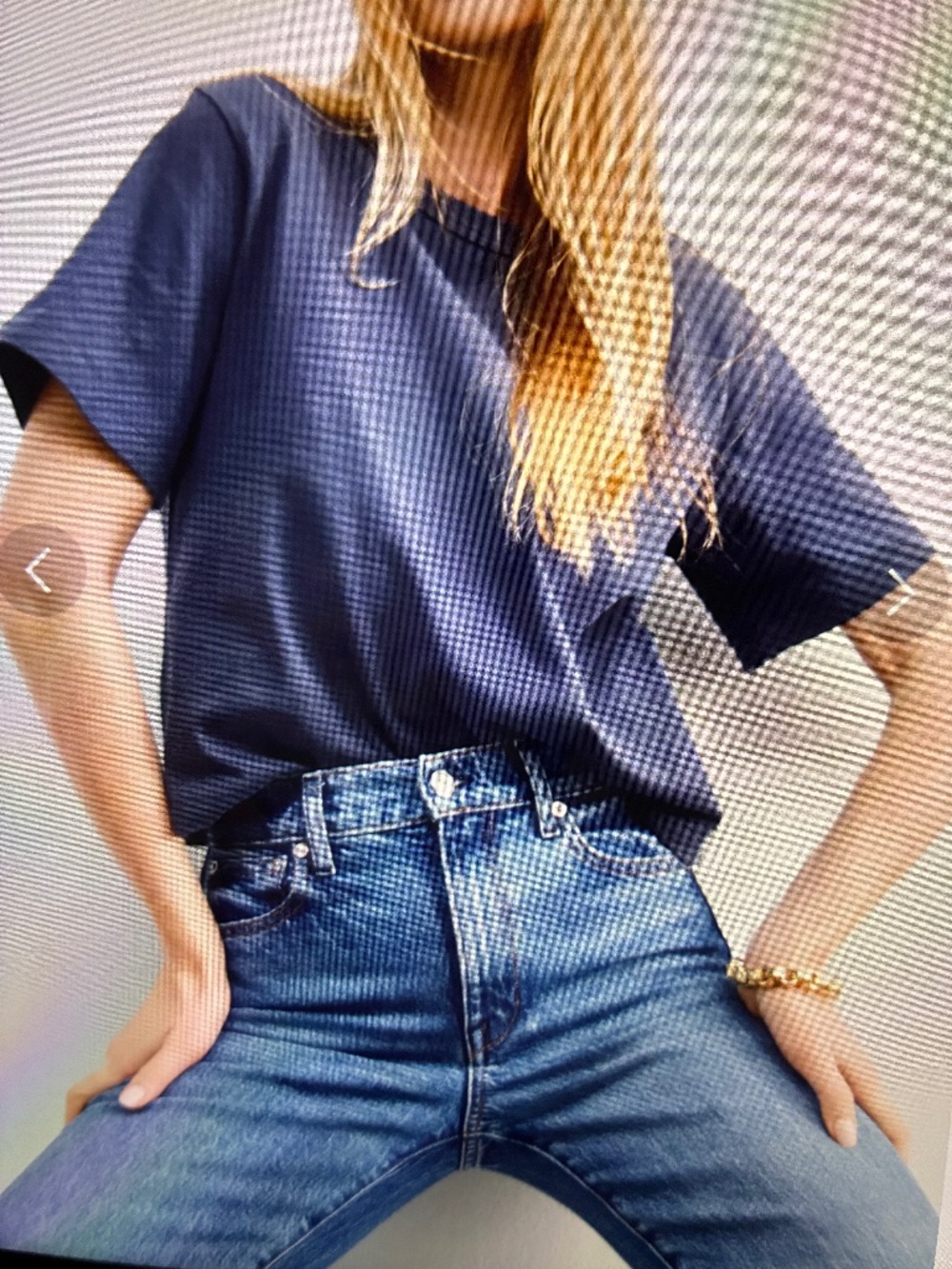 AYR The Practice Tee in Vintage Navy
